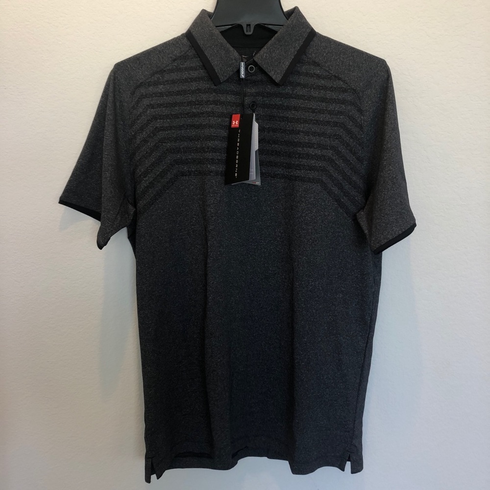 Under Armour Men's Threadborne Cross Hatch Polo